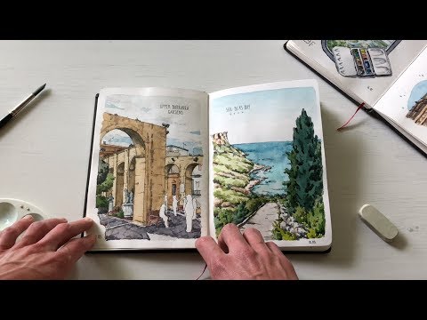 TRAVEL SKETCHING: Andalusia, Strasbourg, Malta & Trieste