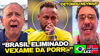 EITA! GALVÃO BUENO E CASAGRANDE DETONARAM A SELEÇÃO BRASILEIRA APÓS ELIMINAÇÃO NA COPA