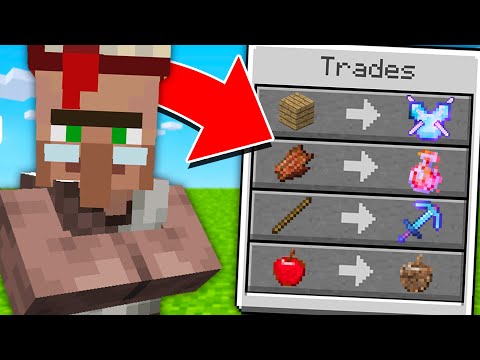 Minecraft But Villagers Trade Cursed Items...