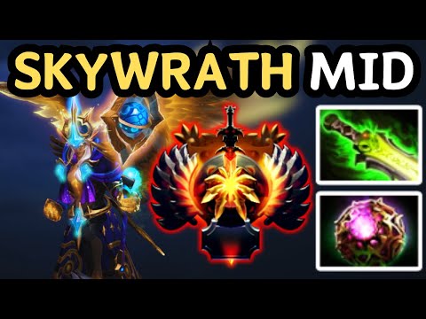 🔥 THIS IS HOW YOU PLAY SKYWRATH MAGE MID AT GRANDMASTER LEVEL | DOTA 2 🔥