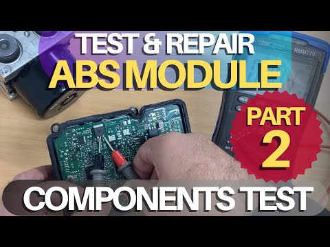 Don't Replace ABS Module Before Watching This | Part 2 | ABS Module Components Test #abs #tcs #ESP