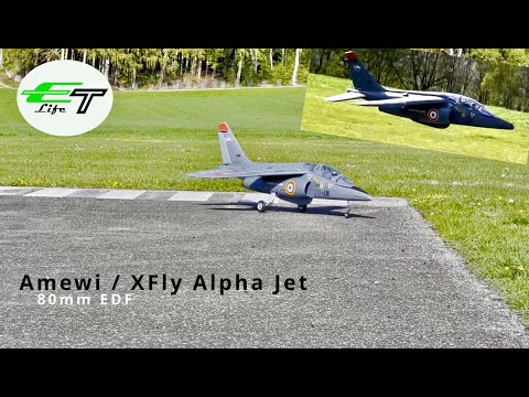 Amewi / XFly Alpha Jet 80mm in Action (Flug/Flight) RC Plane Impeller 80mm Fan E-Turbine