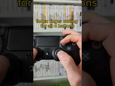 How to Claw Grip on Playstation Controllers #shorts