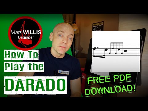 How to Play the Darado (4K) | Highland Bagpipe Technique