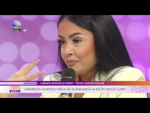 Teo Show(11.01.2022) - Andreea Mantea, in tears! "I don't want to think that I'm sick!"