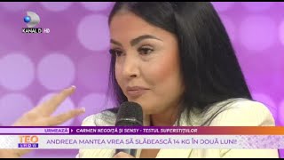 Teo Show(11.01.2022) - Andreea Mantea, in lacrimi! Nu vreau sa ma gandesc ca sunt bolnava!