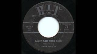 Clara Wilson - Easier Said Than Done