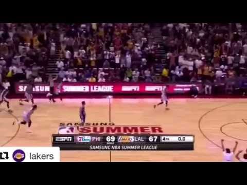 D'angelo Russell for the win!! Summer League. Vs Sixers