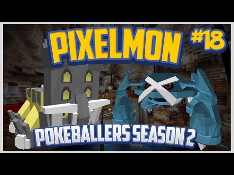Pixelmon Server Pokeballers Adventure Season 2 Episode 18 - The Steelix Cove Gym - The Steel Gym!