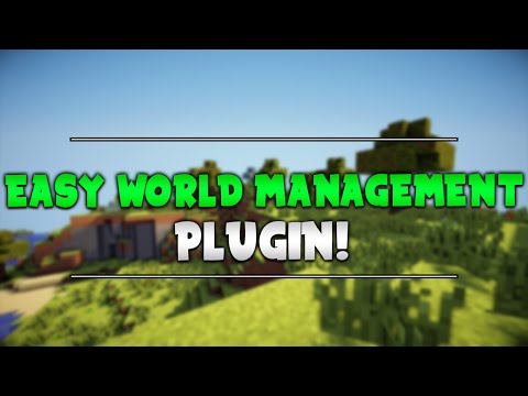 EASY WORLD MANAGEMENT! | Minecraft Plugin Tutorial