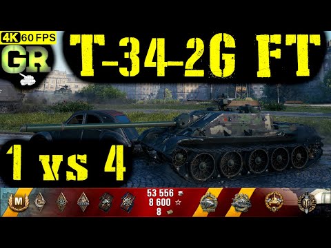 World of Tanks T-34-2G FT Replay - 8 Kills 3.5K DMG(Patch 1.4.0)