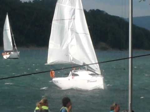 Szkwał na Solinie 2010 cz.2