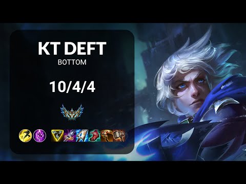 KT Deft Ezreal vs Heimerdinger BOTTOM - KR CHALLENGER Patch 14.17