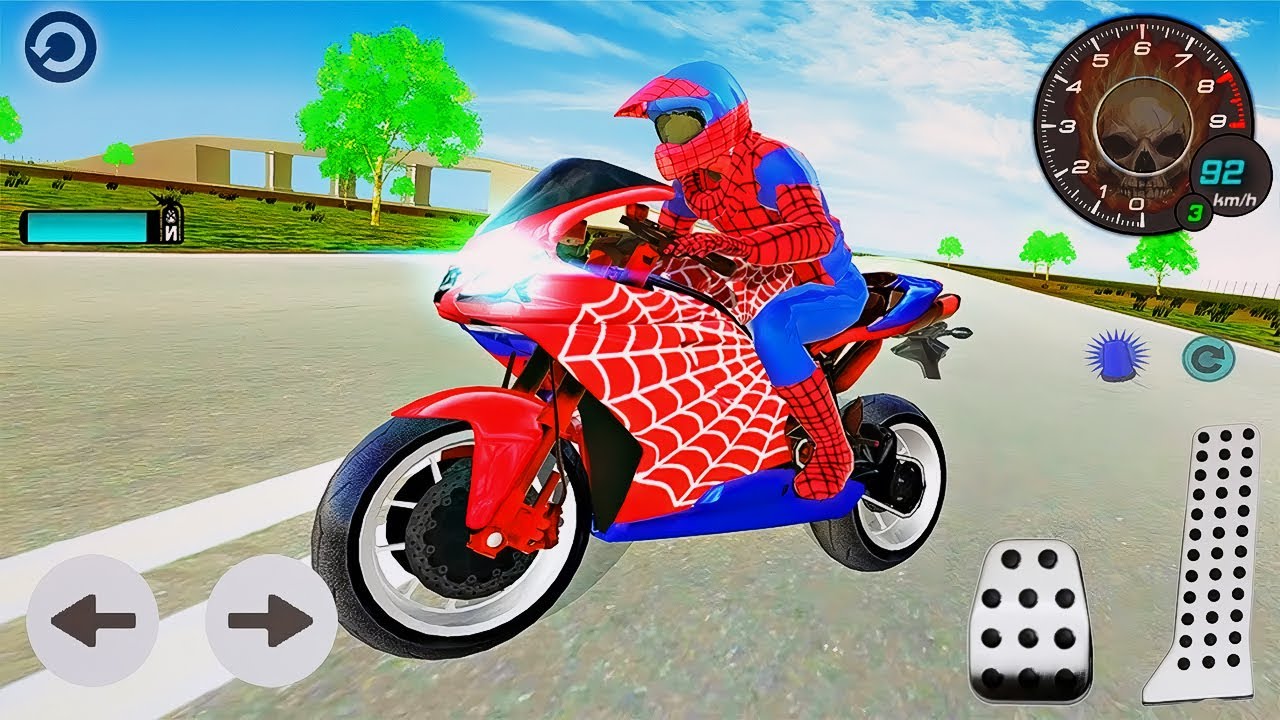 Juego de Motos para Niños | Spiderman Motorbike Game