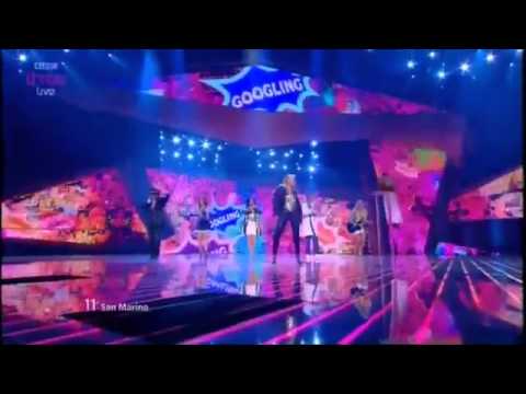 Eurovision 2012 San Marino - Valentina Monetta - The Social Network Song