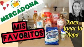MERCADONA, Mis Favoritos para Lavar la Ropa.