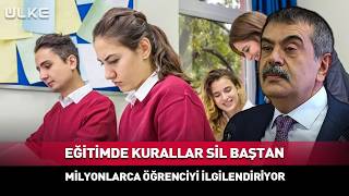 Milyonlarca Öğrenciyi İlgilendiriyor! Eğitimde Kurallar Sil Baştan...