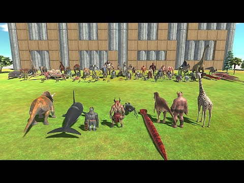 ALL UNITS THIRD STRONGEST ( EXCEPT HUMANS) VS FACTION - Animal Revolt Battle Simulator