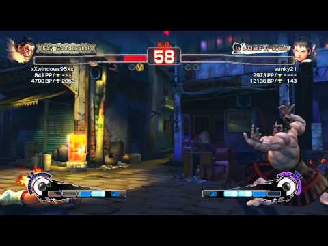 Honda vs sakura b+ Rank ssf4 ae