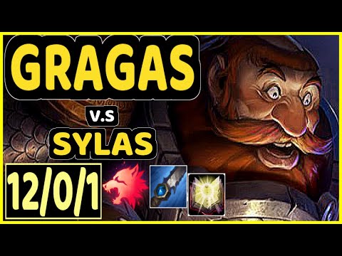 ONFLEEK (GRAGAS) vs SYLAS - 12/0/1 KDA JUNGLE CHALLENGER GAMEPLAY - KR