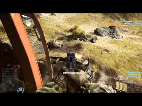 BF4 Desert Eagle sniping from a chopper
