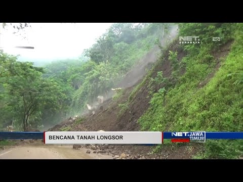 NET. JATIM - TANAH LONGSOR KEMBALI TERJADI DI TRENGGALEK