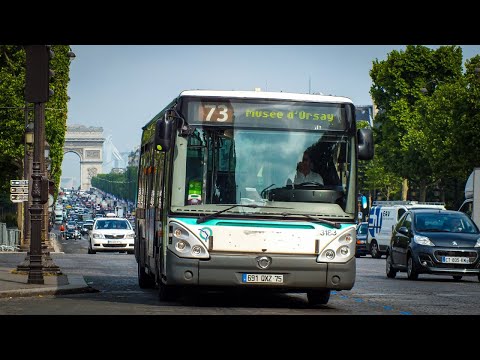 Buses in Paris, France