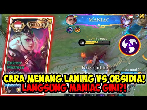 How to Win Lane VS OBSIDIA! AUTO MANIAC | Top Global Lesley Build: The Most Painful
