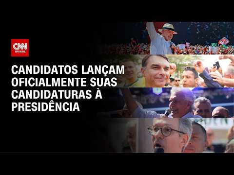 Eleições 2026: veja os lançamentos das campanhas dos candidatos à presidência | LIVE CNN