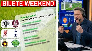 Pariuri weekend: 3 bilete pe care le joc – Profit 2000 lei! Faci Pariu #454