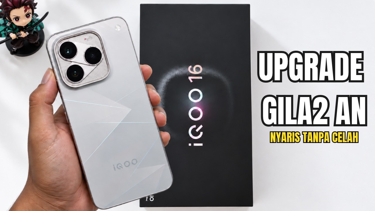 MANTAP AKHIRNYA RILIS‼️iQOO 16 | DESAIN BARU, BATERAI 8.400mAh, SNAPDRAGON 8 ELITE GEN 6 EXTREME