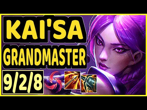 COMP (KAI'SA) - 9/2/8 KDA BOTTOM ADC GAMEPLAY - EUW Ranked GRANDMASTER