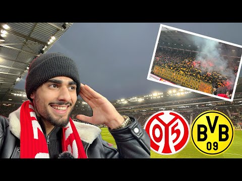 ENDLICH HEIMSIEG 😍 CHOREO & PYRO 🧨Mainz05 vs. Borussia Dortmund Stadionvlog🏟️