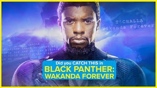 Did you catch this in BLACK PANTHER WAKANDA FOREVER