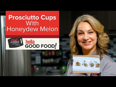 Melon Prosciutto Cup Appetizers