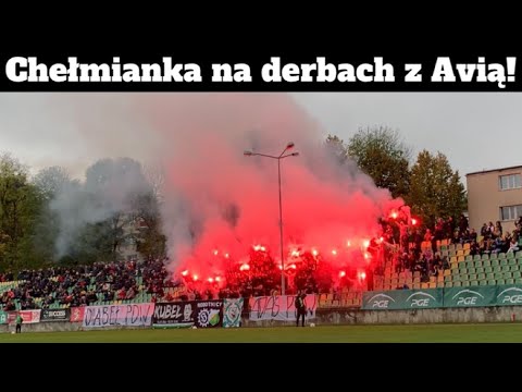 Chełmianka na meczu z Avią! Chełmianka Chełm vs Avia Świdnik 28.10.2023r.
