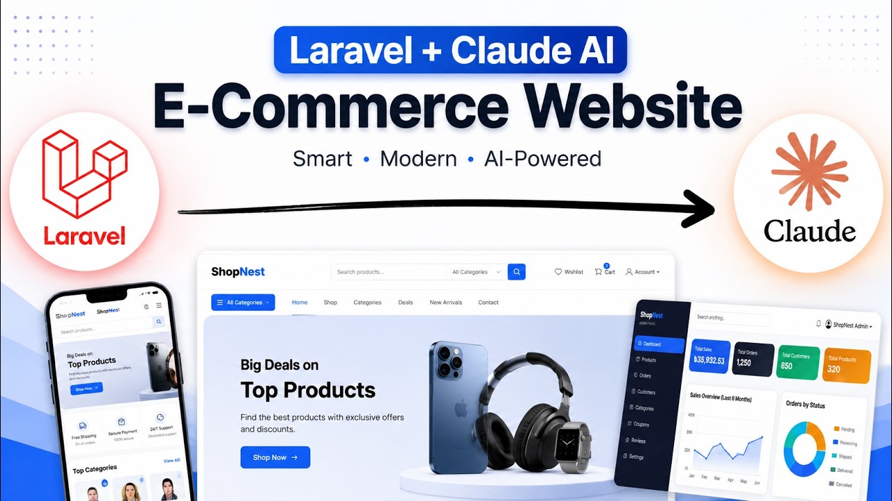 Laravel AI E-Commerce Website | Build a Smart Online Store with AI