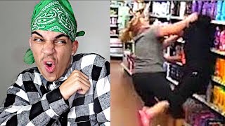 LiL MoCo Reacts to BLACK FRIDAY FIGHTS! ( Top 10 Funniest Fails )