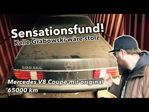Mercedes 500 SEC, Audi 80 u.vm. im Dornröschenschlaf | Scheunenfund XXL