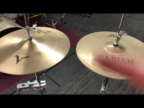 14” Zildjian A New Beat Hi Hats vs 14” Sabian AA Regular Hi Hats