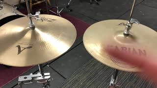 Video thumbnail for 14” Zildjian A New Beat Hi Hats vs 14” Sabian AA Regular Hi Hats by RazeTheWeak