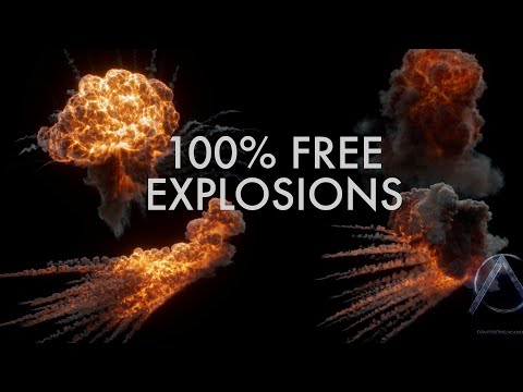 4 Free Explosions VFX Pack (2k HD Resolution)