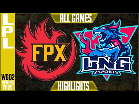 FPX vs LNG Highlights ALL GAMES | LPL Spring 2020 W6D2 | FunPlus Phoenix vs LNG Esports