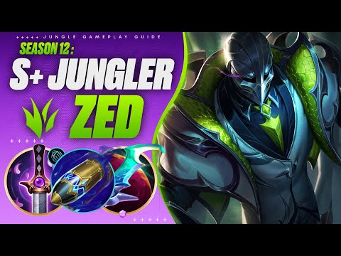 S+ BUILD ZED JUNGLE: Why Challenger Players Are Spamming It In Season 12! | Jungle Carry Guide