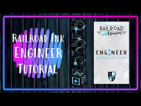 Railroad Ink ENGINEER EXPANSION PACK Tutorial 