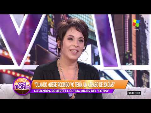 Alejandra Romero, ex de Rodrigo: "Cuando muere Rodrigo, yo tenía un atraso de 20 días"