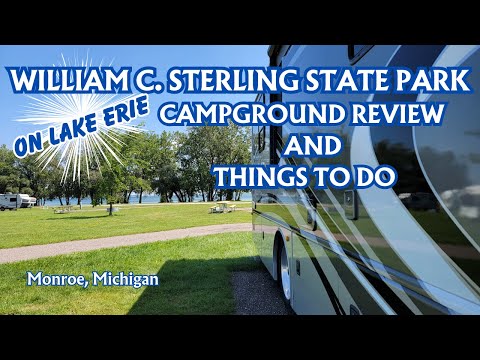 William C. Sterling State Park, Campground Review and Things to Do, Monroe, Michigan