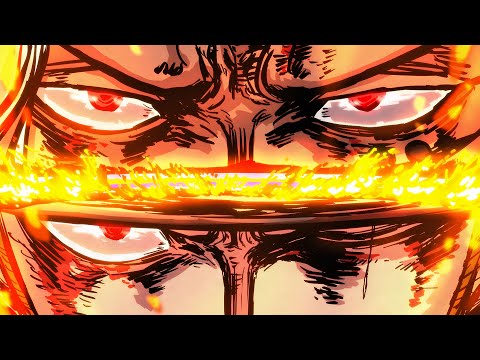 Zoro vs King Epic Fight [4K 60FPS] The King of Hell | One Piece Episode 1062