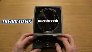 1981 Grandstand ASTRO WARS Tabletop Game - No Power Fault - Trying to Fix