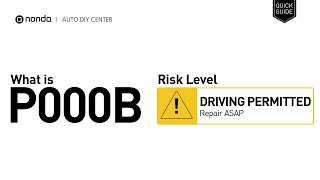 OBD Code p000b Guide to Repair